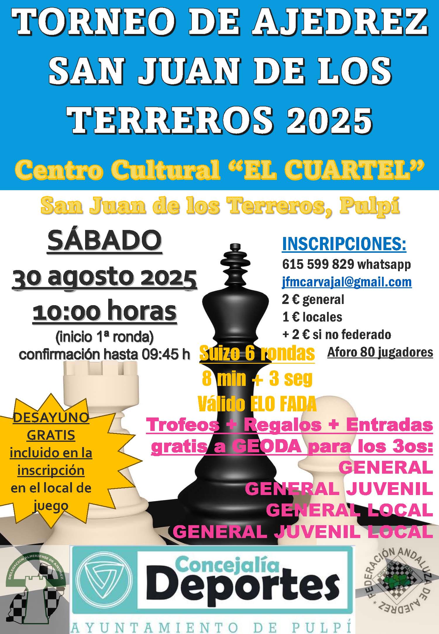 TORNEO DE AJEDREZ 30 AGOSTO EXPLAYATE 2025